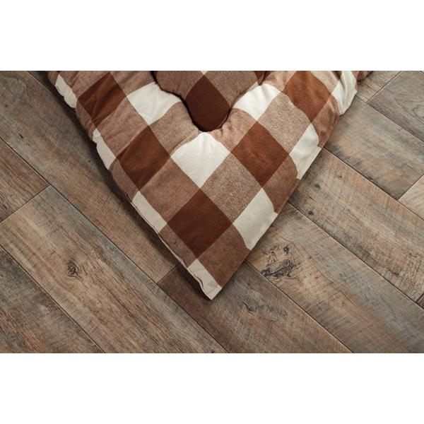 インド綿 こたつ布団/寝具 〔チェック柄 ローズ 約205×205cm〕 正方形 綿100％ 通気性 耐久性 軽量 東レ 〔リビング〕_12