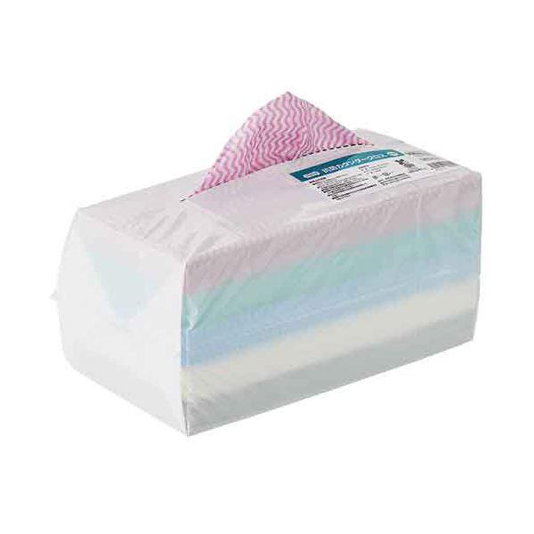 TANOSEE 抗菌カウンタークロスアソート 1セット(600枚:100枚×6パック)の画像