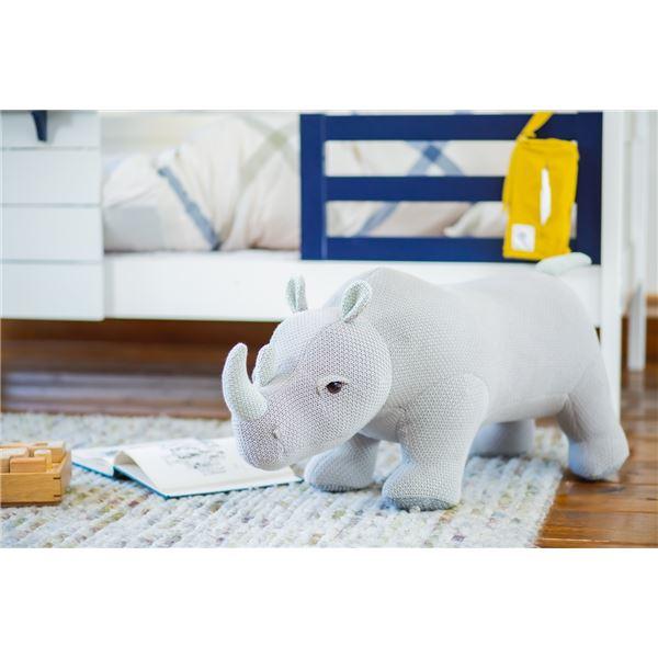 アニマル スツール 〔 サイ イエロー 〕 ファブリック 耐荷重80kg インテリア家具 子ども部屋家具 スプーンミー〔代引不可〕_3