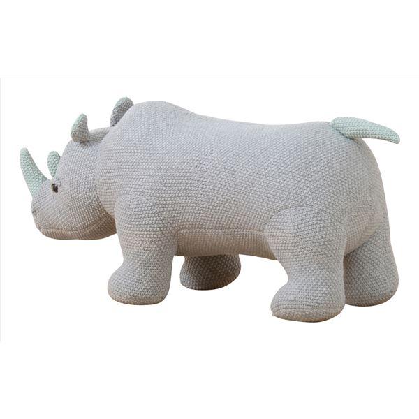 アニマル スツール 〔 サイ ライトグレー 〕 ファブリック 耐荷重80kg インテリア家具 子ども部屋家具 スプーンミー〔代引不可〕_1