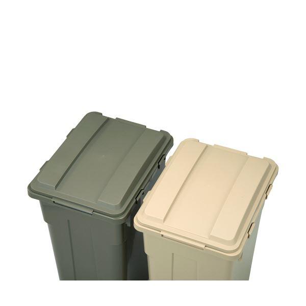 （まとめ） 新輝合成TONBO 連結カラー分別ペール 33L カーキベージュ 02069-9 1台 〔×5セット〕の画像