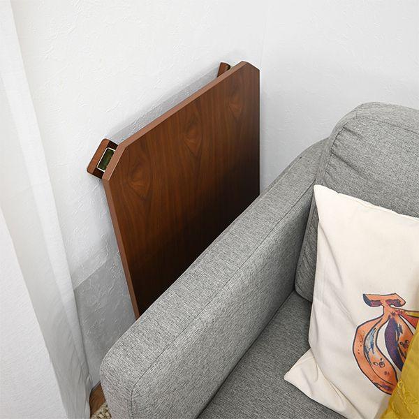 折りたたみテーブル ブラウン 完成品