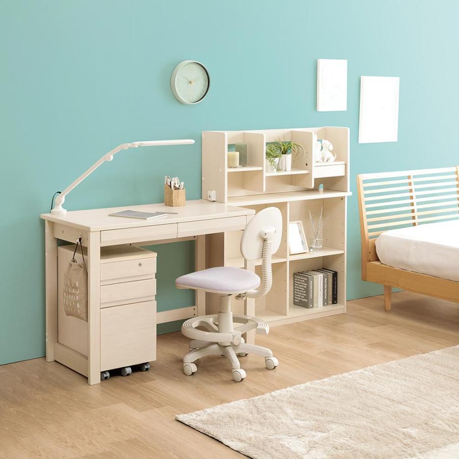 学習デスク 学習机 セット 4点 子供用 天然木 コンパクト テレワーク