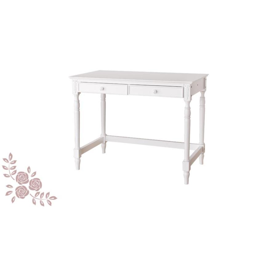 学習机 ホワイト 女の子 4点セット ハイタイプ 木製 北欧 幅100 学習