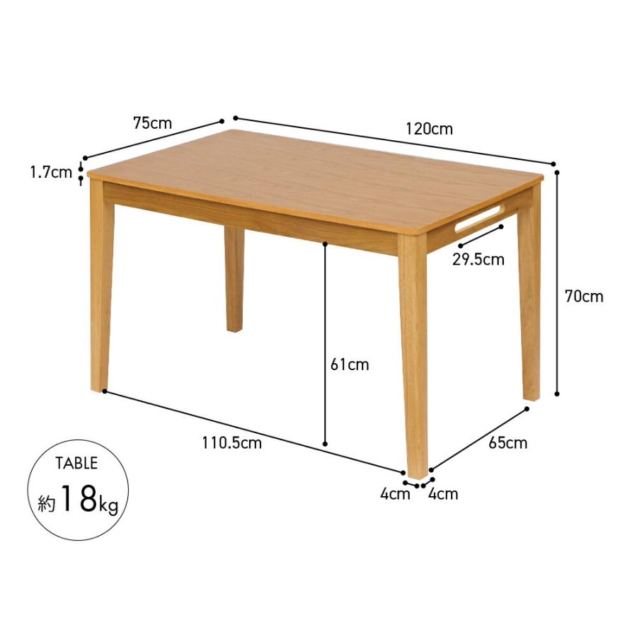 ダイニングセット 120テーブル イームズ イームズチェア 4人掛け 4人用