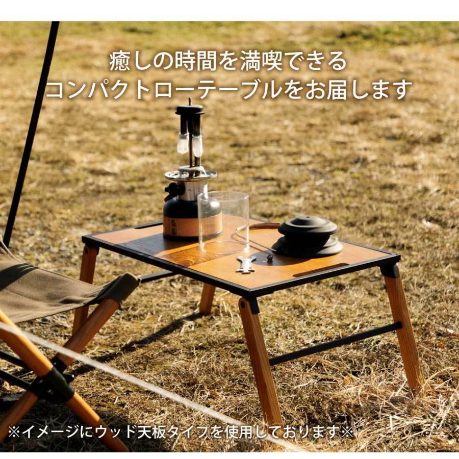 キャンプテーブル　脚　折りたたみ　テーブル　アウトドア　キャンプ　薄型　スチール　Linkable Table IRON　HangOut｜kaguone｜04