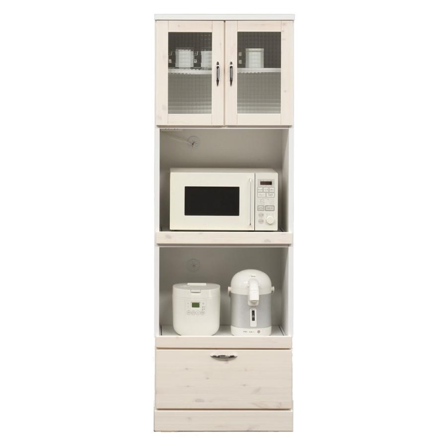 幅60cm コンセント付き 食器棚 キッチンボード 木製 完成品 日本製