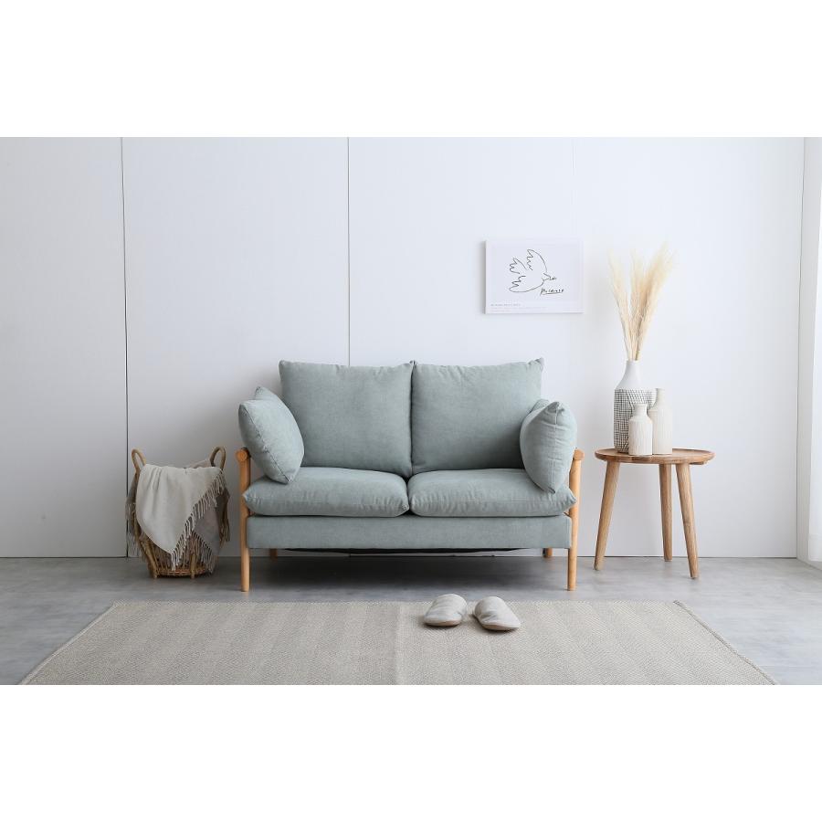 送料無料 Harry ファブリックソファ 2人掛け 二人掛け 2p ソファ