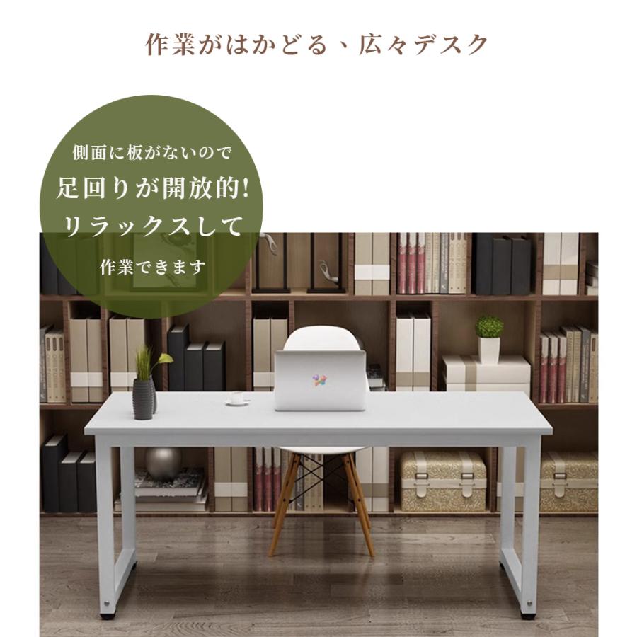 送料無料 パソコンデスク 幅100 オフィスデスク テレワーク デスク ゲーミングデスク 作業机 勉強机 PCデスク テーブル おしゃれ kprdg 収納家具_4
