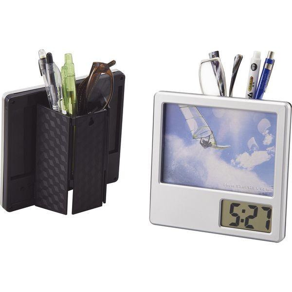 フォトクロックフレンド デジタル多機能 置き時計 文具 オフィス ビジネス おしゃれ 北欧 インテリア時計 Srgku かわいい ストア 卓上 ギフト 6103 16 アメリカン雑貨