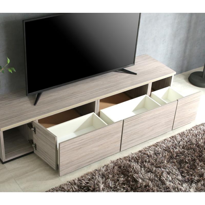 KAGUWORLD 日本製 国産 組み合わせ自由 180cm テレビボード テレビ台