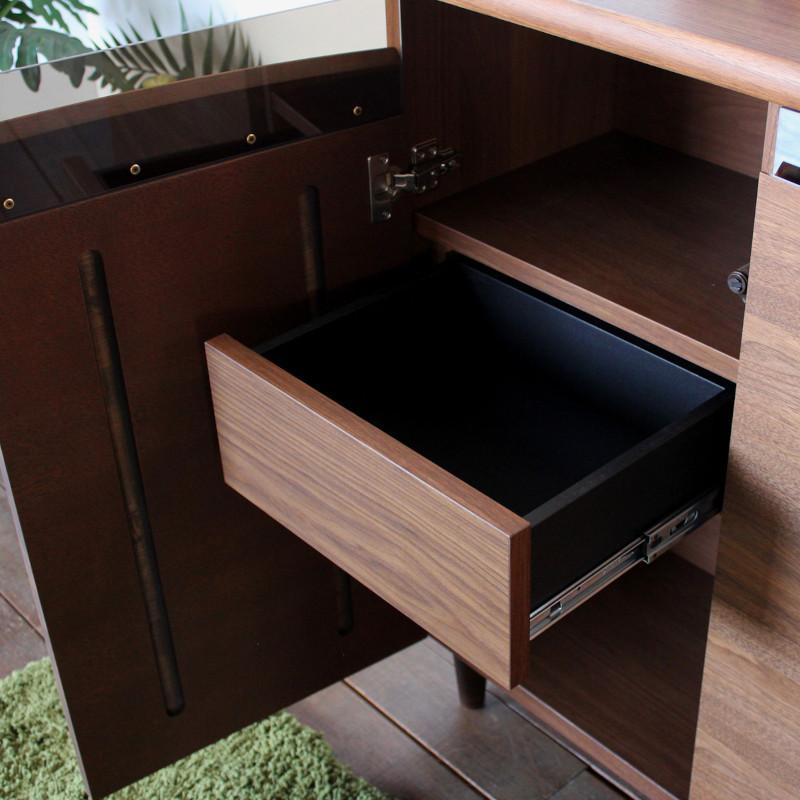 【美品】 リビングボード 国産エッセル80リビングボード ナチュラル ブラウン 【9625477217】(34170円)