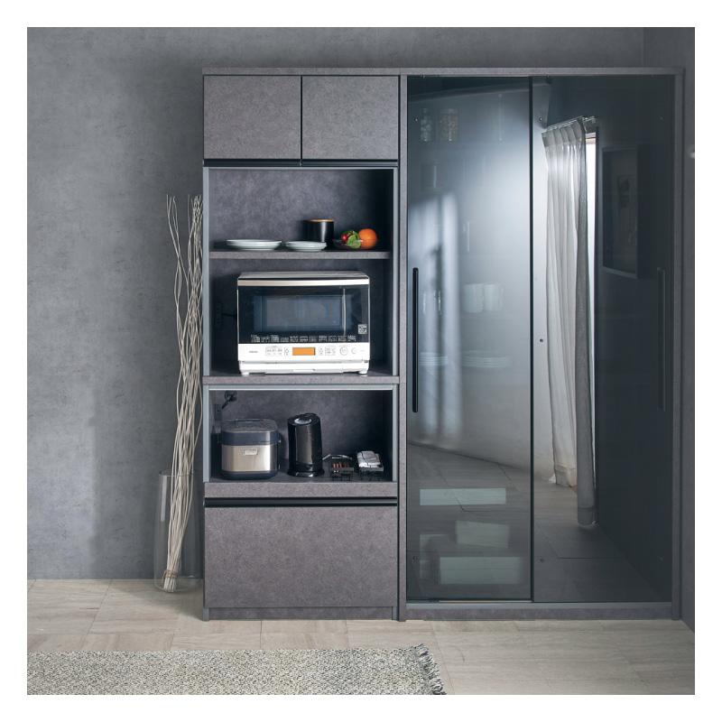 KAGUWORLD 国産 食器棚 幅70cm 70cm 日本製 ガーラ ハイタイプ