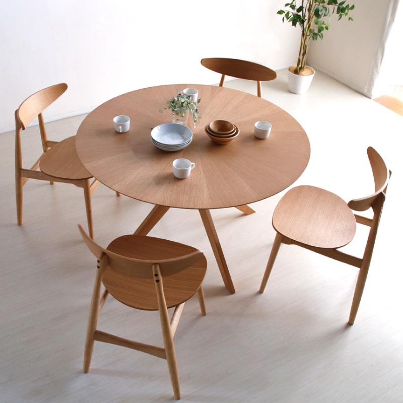 KAGUWORLD ダイニングテーブル テーブル単品 天然木 オーク 食卓用