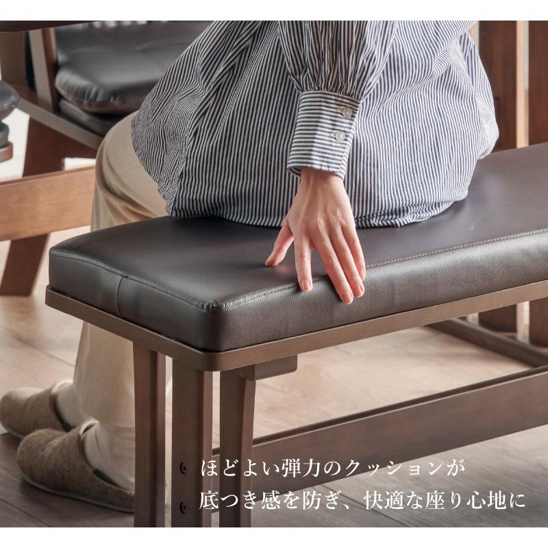 Y*K様 【O-2289】カリモク 木挽 テーブル 回転椅子 柏木工 グランソフ KAGUWORLD グランデ ダイニング4点セット テーブル140cm PVCレザー 4人