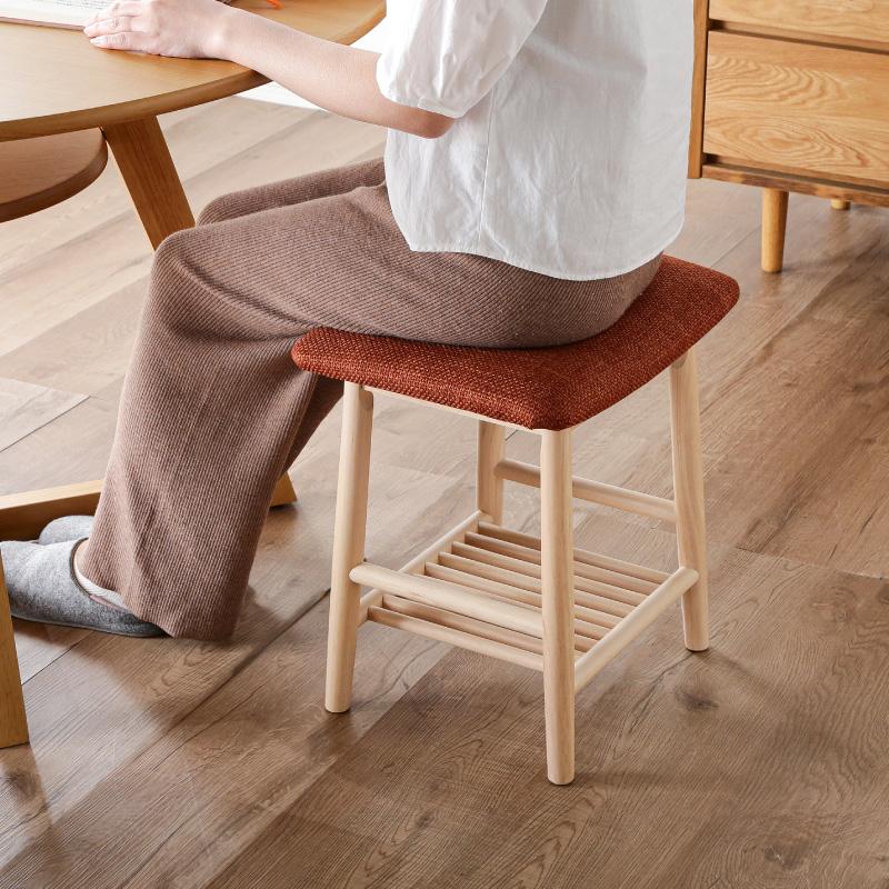 KAGUWORLD スツール ロースツール 椅子 北欧 家具 カウンター 木製