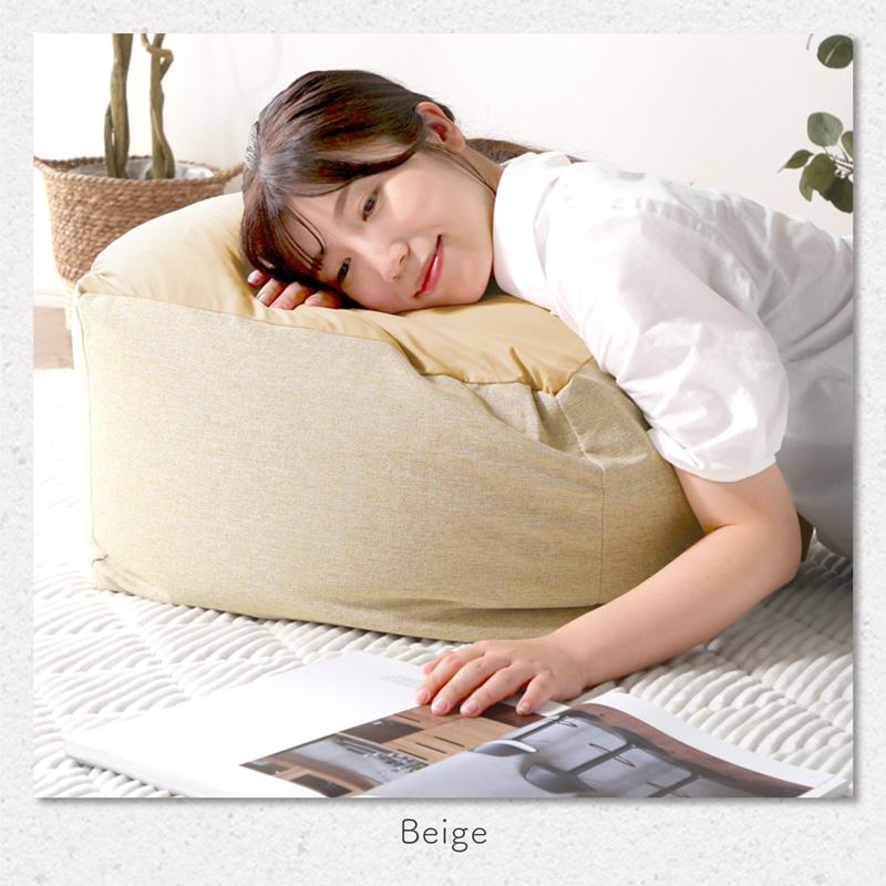 KAGUWORLD 人をダメにする ふわもこ ビーズクッション Mサイズ 4色
