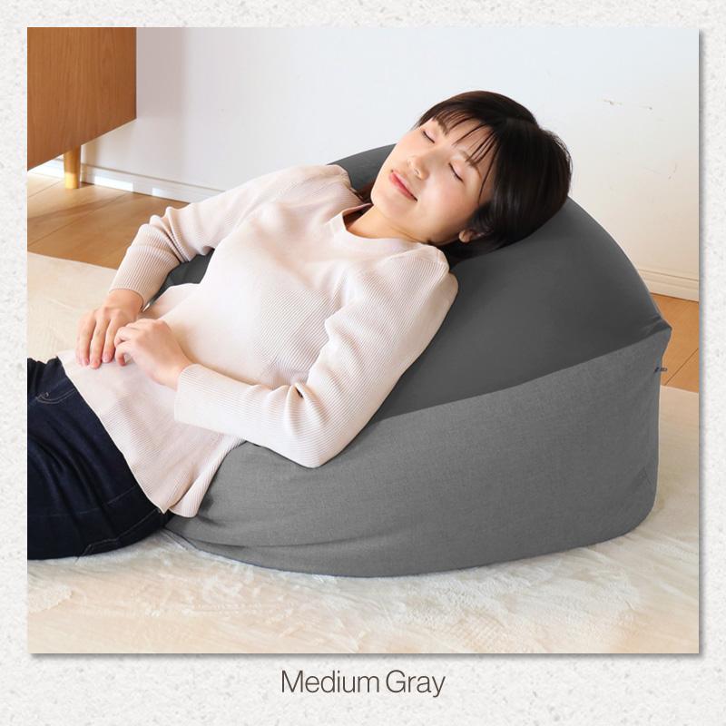 KAGUWORLD 人をダメにする ふわもこ ビーズクッション Lサイズ 4色