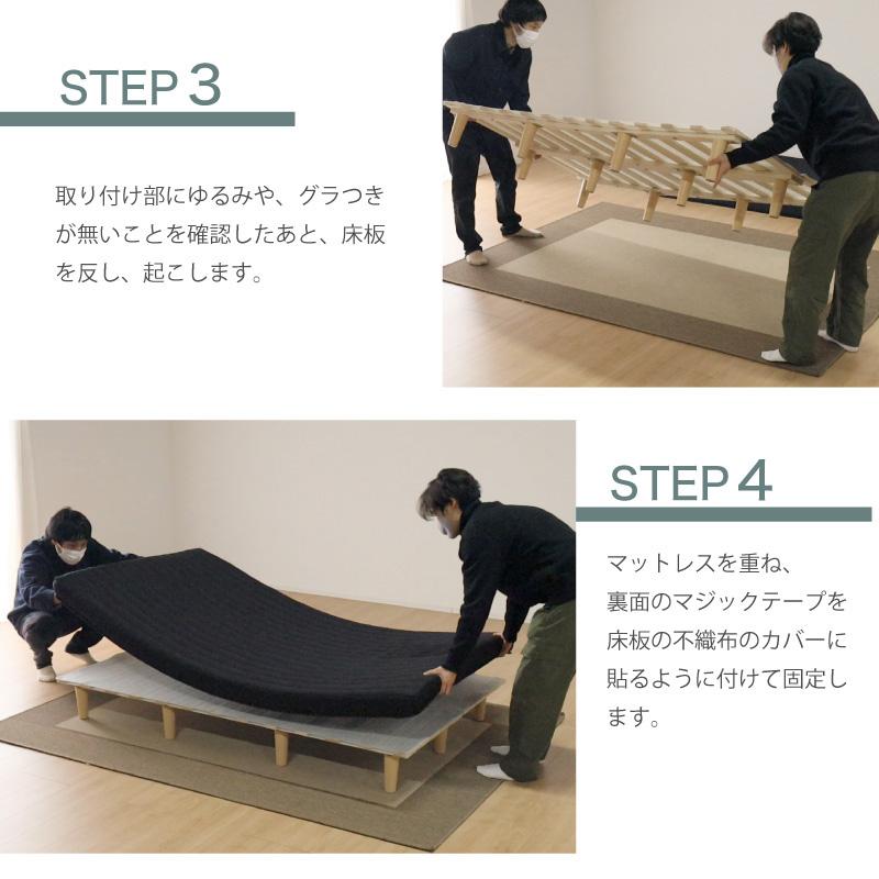 KAGUWORLD 耐荷重300kg セミダブルベッド 脚付きマットレス 圧縮 KAGUWORLD 耐荷重300kg セミダブルベッド 脚付きマットレス 圧縮