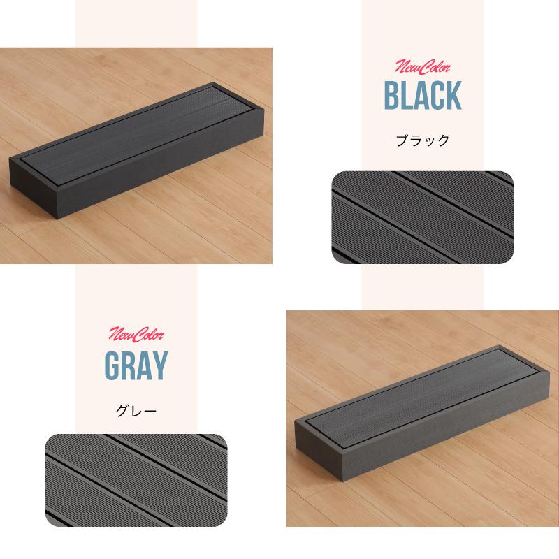 KAGUWORLD ウッドデッキ 踏み台 単品 ベンチ 階段 ウッドテラス 縁側