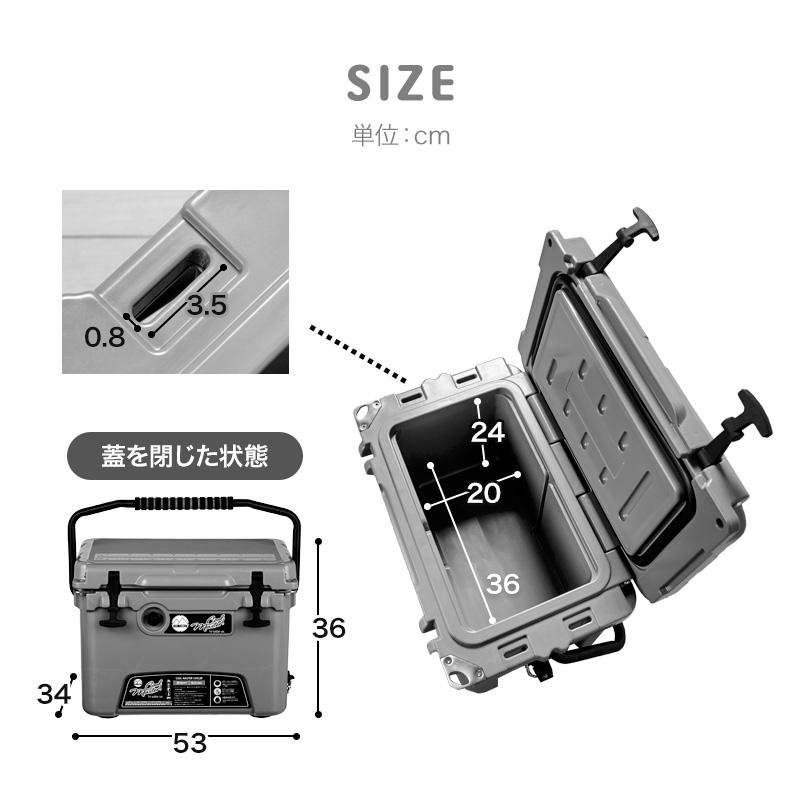 KAGUWORLD クーラーボックス 小型 18.9L/20QT 19L ハード KAGUWORLD クーラーボックス 小型 18.9L/20QT 19L ハード