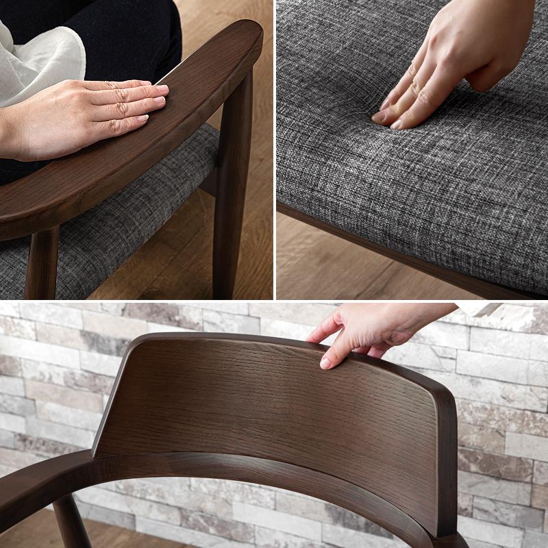 ＊木製アームチェア＊1脚＊ KAGUWORLD アームチェア ダイニングチェア 単品 北欧 完成品