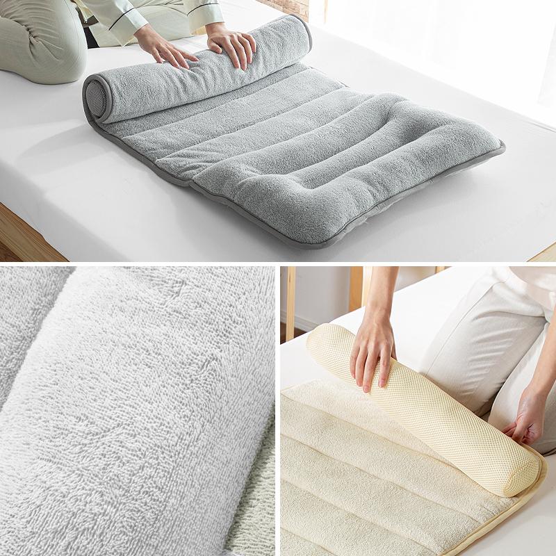 KAGUWORLD 洗える タオル枕 首枕 ロール枕 まくら 綿100％パイル