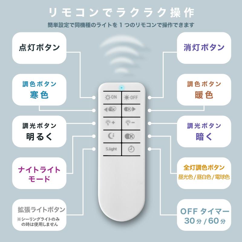 KAGUWORLD シーリングライト LED おしゃれ 調光調色 照明器具 9畳 50cm