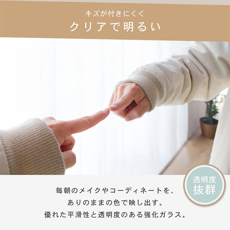 KAGUWORLD 鏡 ミラー アーチ型 姿見 全身鏡 50×160cm 割れにくい 安心