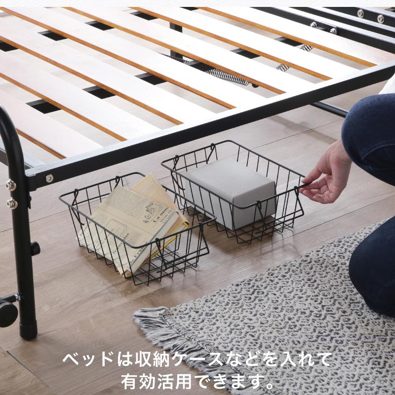 KAGUWORLD 折りたたみベッド 折り畳み コンパクト シングル ワンタッチ