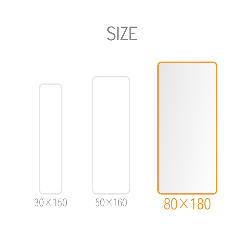 壁掛け鏡　長方形　角丸 KAGUWORLD 割れない鏡 全身 ミラー 姿見 おしゃれ 長方形 角丸