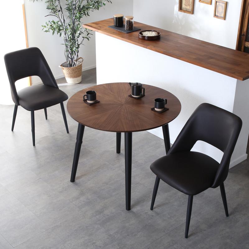 KAGUWORLD ダイニングテーブル 丸テーブル 幅90cm 単品 円卓 おしゃれ