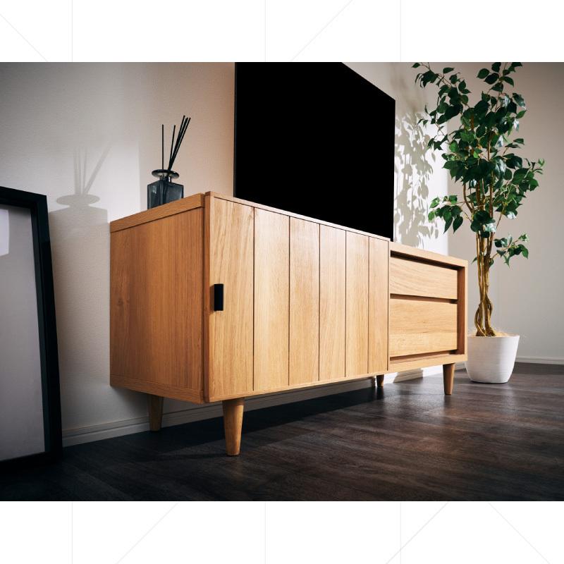 KAGUWORLD テレビ台 ローボード 幅 120cm 収納 引き出し 日本製 TV