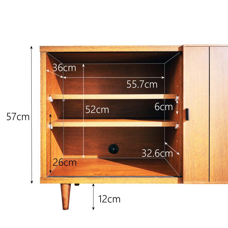 KAGUWORLD リビングボード 収納家具 リビング収納 サイドボード