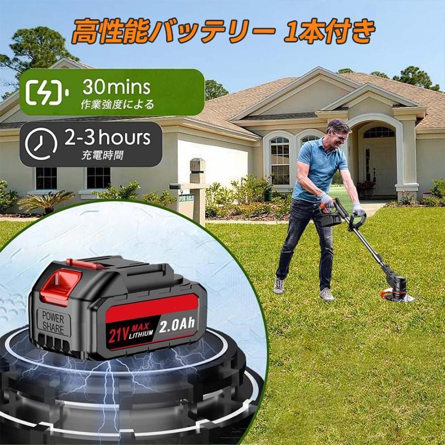 マキタ 互換 草刈り機 充電式 2025 草刈機 21V 電動草刈機 刈