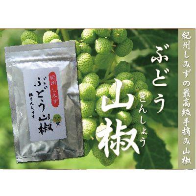 本物の香りをお届けします】紀州しみずぶどう山椒10g【ネコポス送料別