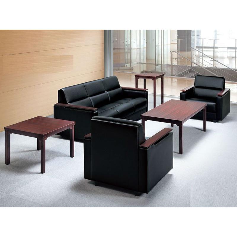 愛品倶楽部柏店】在庫3点！ 相合家具 木製アーム3Pロビーソファ 