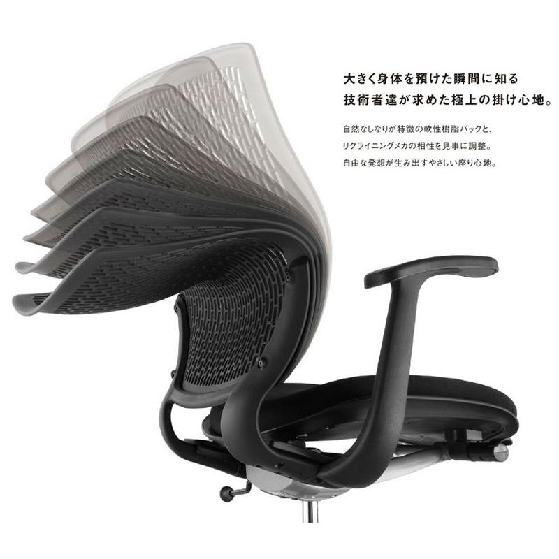パソコンチェア 事務椅子 デスクチェア 作業椅子 ハイバック T型肘 シンクロロッキング機構 布 シンプル AC-0629 【SANKEI】