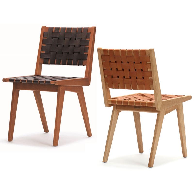 チェア 椅子 パーソナルチェア カフェチェア 幅45cm 木製 オーク 革織り ブラウン ブラック AP-0124｜kaguro｜04