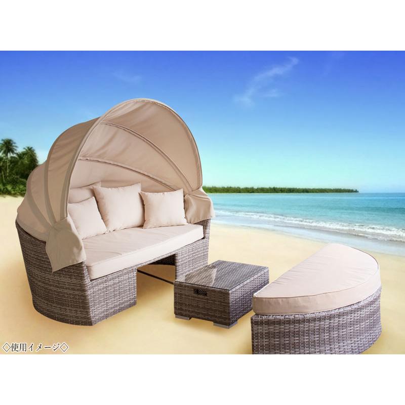 デイベッドソファ テーブルセット ソファー ベンチ ガラステーブル