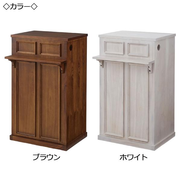 カウンター 受付台 ハイテーブル 作業机 幅60cm 高さ100cm 天然木 ブラウン 茶 ホワイト 白 AZ-1034_3