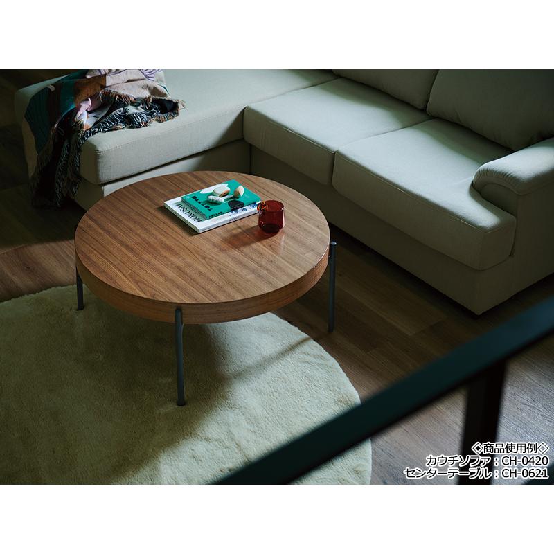 リビングテーブル センターテーブル ローテーブル 机 つくえ 丸