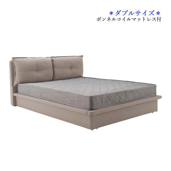 ダブルサイズ ベッド マットレス付き ダブルベッド マットレス付 ベッドフレーム D ダブルサイズ 寝具 幅
