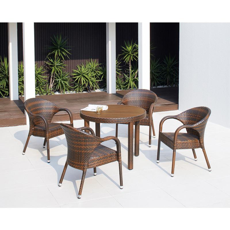 テーブル ガーデンテーブル 丸型テーブル 屋外用 テラス席 幅約90cm