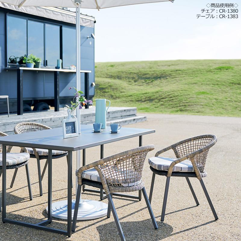 ガーデンチェア 肘なし 屋外用 テラス席 スタッキング可能 スチール