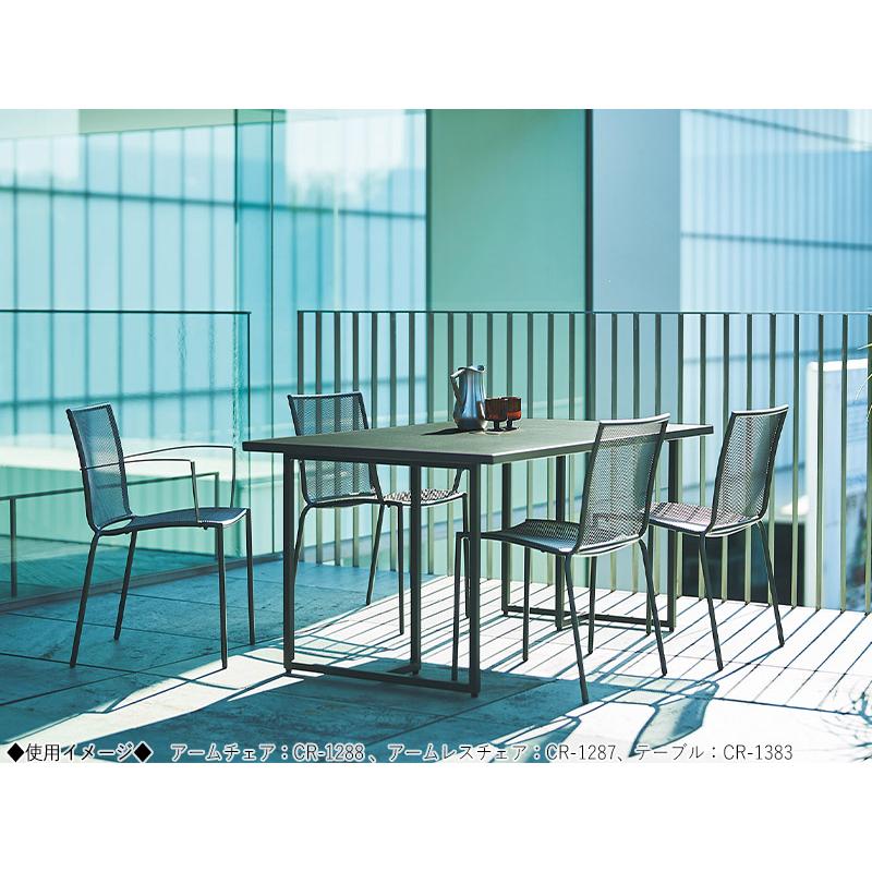 ガーデンチェア ハイチェア 屋外用 テラス席 スタッキング可能 幅約