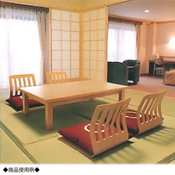 木工座椅子　穴あきデザインの座椅子　10脚セット 座椅子 チェア 木製椅子 和風家具 滑らない穴あき仕様 格子デザイン 背