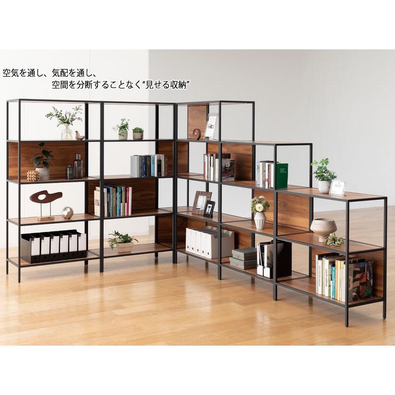 シェルフ オープン棚 ラック 書架 幅45cm 奥行45cm 3段 H1000タイプ