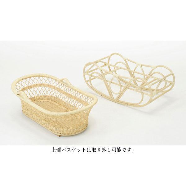 ヨーラン ようらん ゆりかご ベビー用品 幅95 奥行56 高さ52cm ラタン