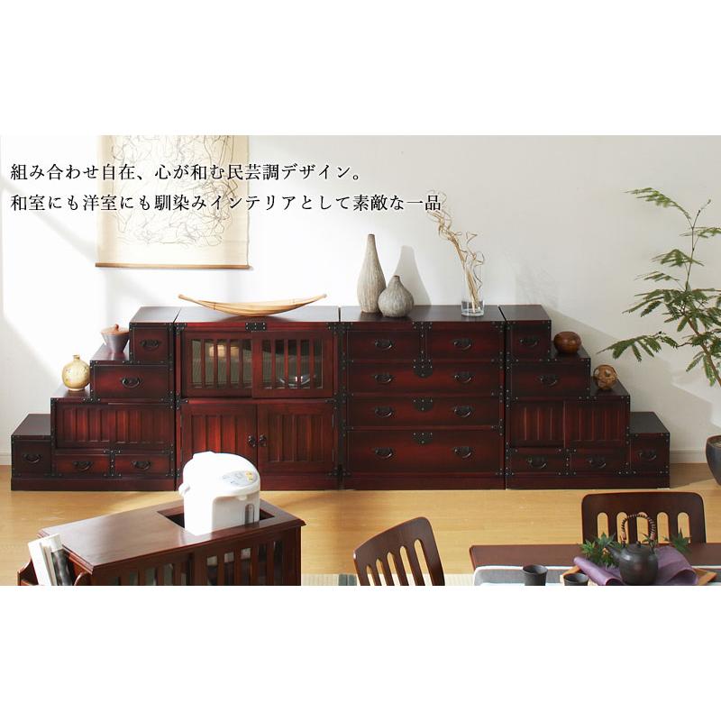 北海道民芸家具 北民 水屋箪笥 食器棚 飾り棚 民藝品 キッチンボード 2 旭川家具 山室家具製作所 民芸家具 北の匠 No.1 2 水屋 国産家具